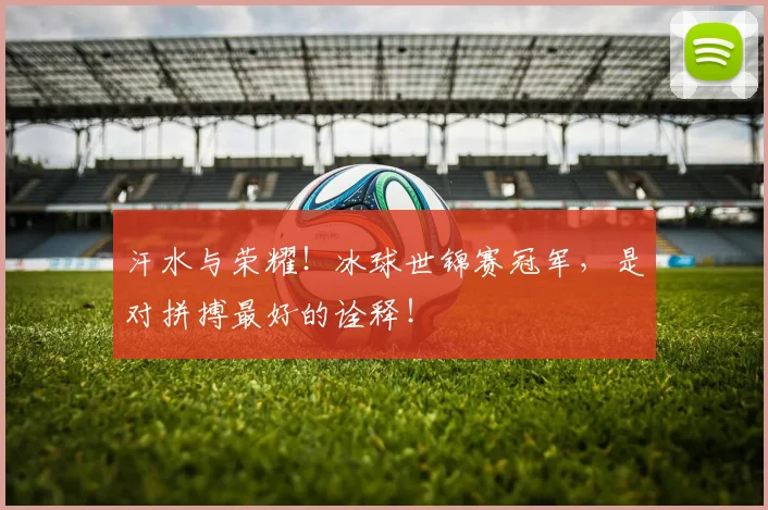 汗水与荣耀！冰球世锦赛冠军，是对拼搏最好的诠释！